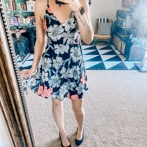 LUSH - black and floral sundress